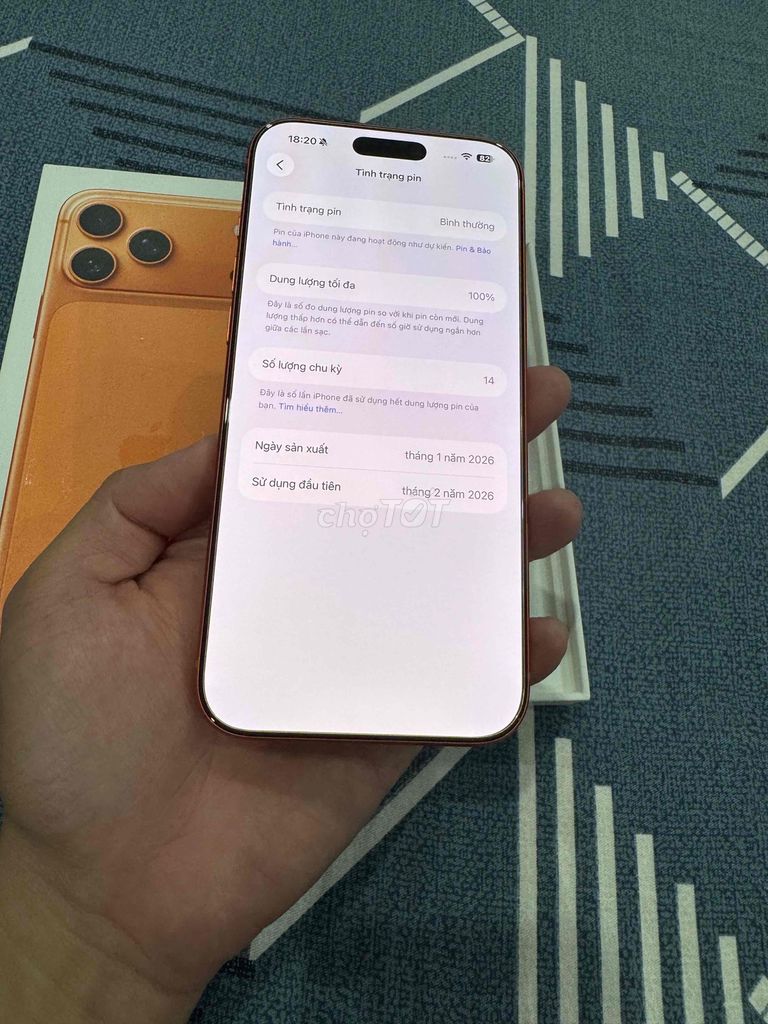 iPhone 17 Pro Max Cam Như mới. Mua bán Điện thoại tại Quận Lê Chân Hải Phòng được đăng bởi Lâm Lâm hình 1