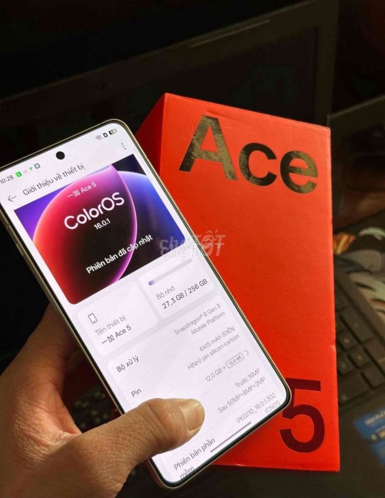Oneplus Ace 5 12/256GB Bạc. Mua bán Điện thoại tại Quận Tân Phú Tp Hồ Chí Minh được đăng bởi Nguyễn Trung Dũng hình 1