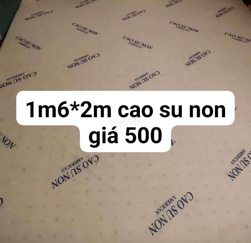 Nệm cao su non 1m6