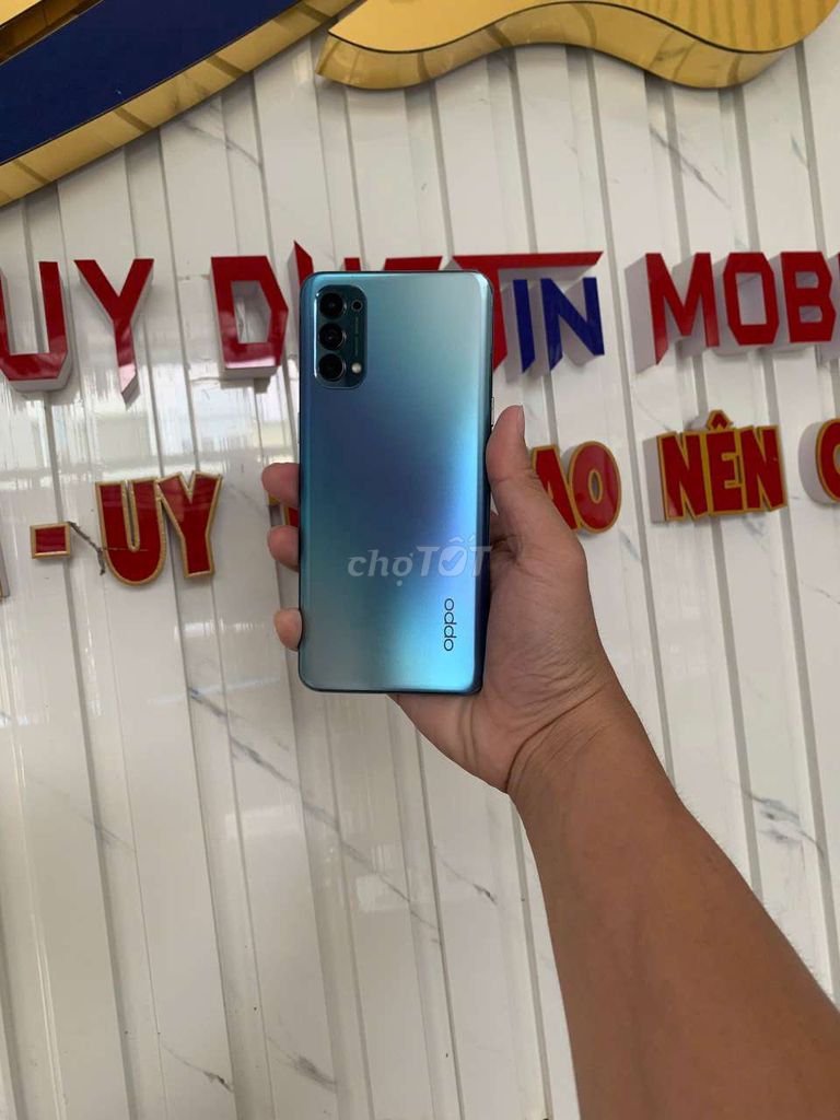 Oppo Reno 4 128GB Xanh. Mua bán Điện thoại tại Thành phố Cà Mau Cà Mau được đăng bởi Duy Dustin Mobile hình 1