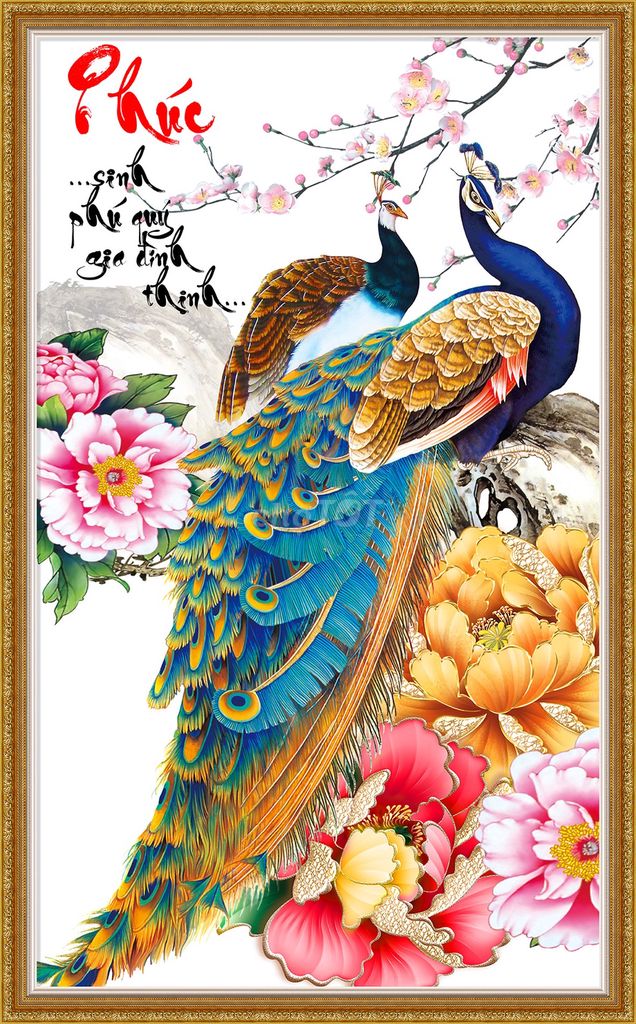 Tranh gạch 3D Chim công. Mua bán Đồ sưu tầm, đồ cổ tại Quận Tân Phú Tp Hồ Chí Minh được đăng bởi nguyễn thị cẩm  hình 1