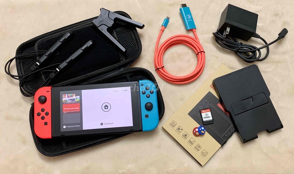 Switch V1 nguyên bản, đủ pk tặng nhiều đồ & game. Mua bán Thiết bị chơi game tại Quận Thanh Xuân Hà Nội được đăng bởi Oz NT hình 1