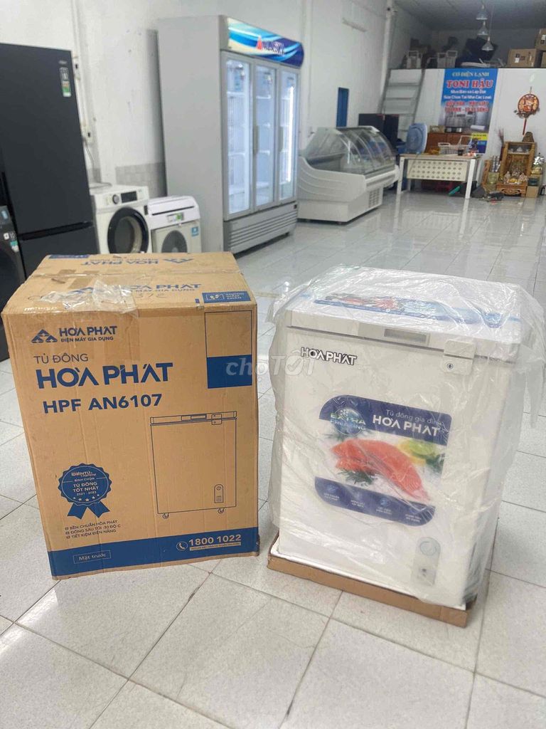 Tủ đông Hòa Phát HPF AN6107 100 lít Mới 98.99%. Mua bán Tủ lạnh tại Quận Liên Chiểu Đà Nẵng được đăng bởi Toni đmđ hình 1