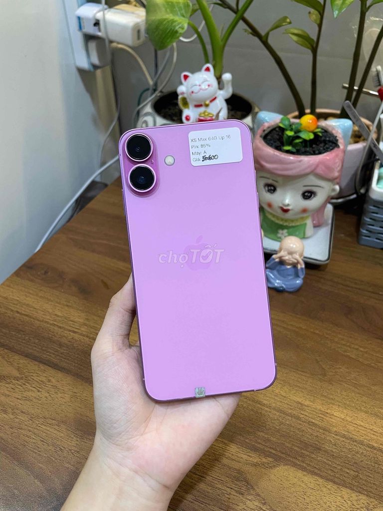iPhone Xs Max 64Gb độ vỏ 16 Plus hồng💖. Mua bán Điện thoại tại Huyện Hóc Môn Tp Hồ Chí Minh được đăng bởi Luân Hoài hình 1
