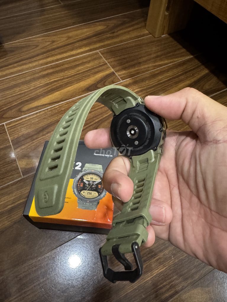 Amazfit T-Rex 2 Xanh rêu. Mua bán Thiết bị đeo thông minh tại Quận 6 Tp Hồ Chí Minh được đăng bởi Tan Huy hình 1