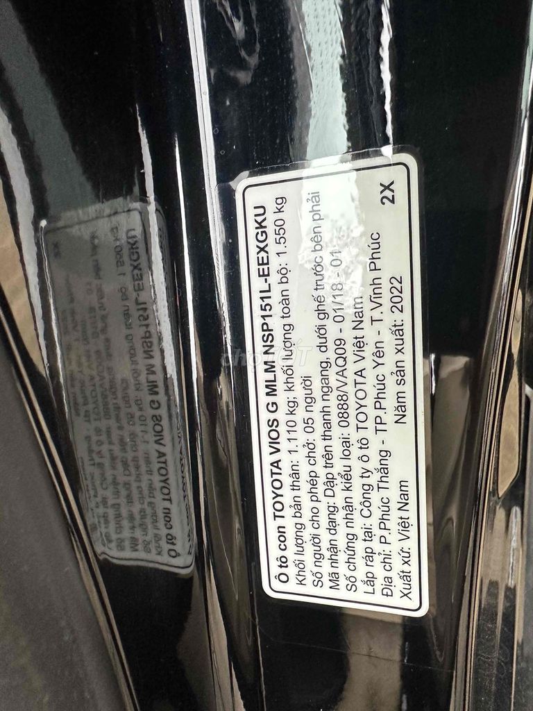 Toyota Vios 2022 G 1.5 CVT - 5c tự động G. Mua bán Ô tô tại Quận Bình Thạnh Tp Hồ Chí Minh được đăng bởi phuongneo hình 7