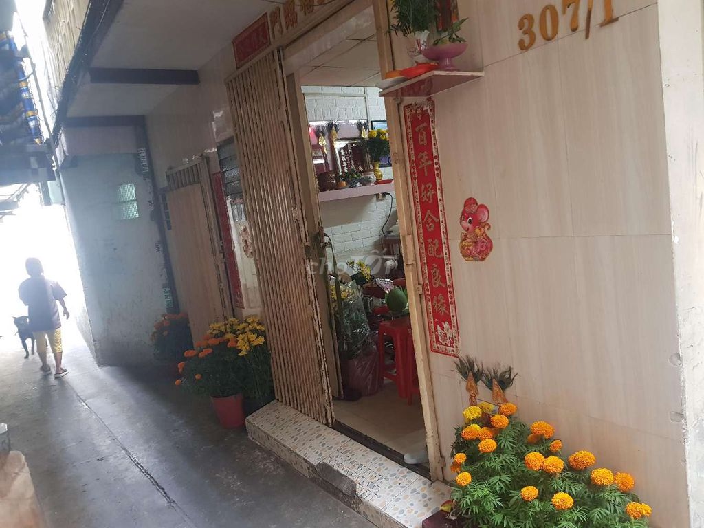 Nhà hẻm khu Gia Phú cách mặt tiền Gia Phú 15 m.  Cần bán gấp
