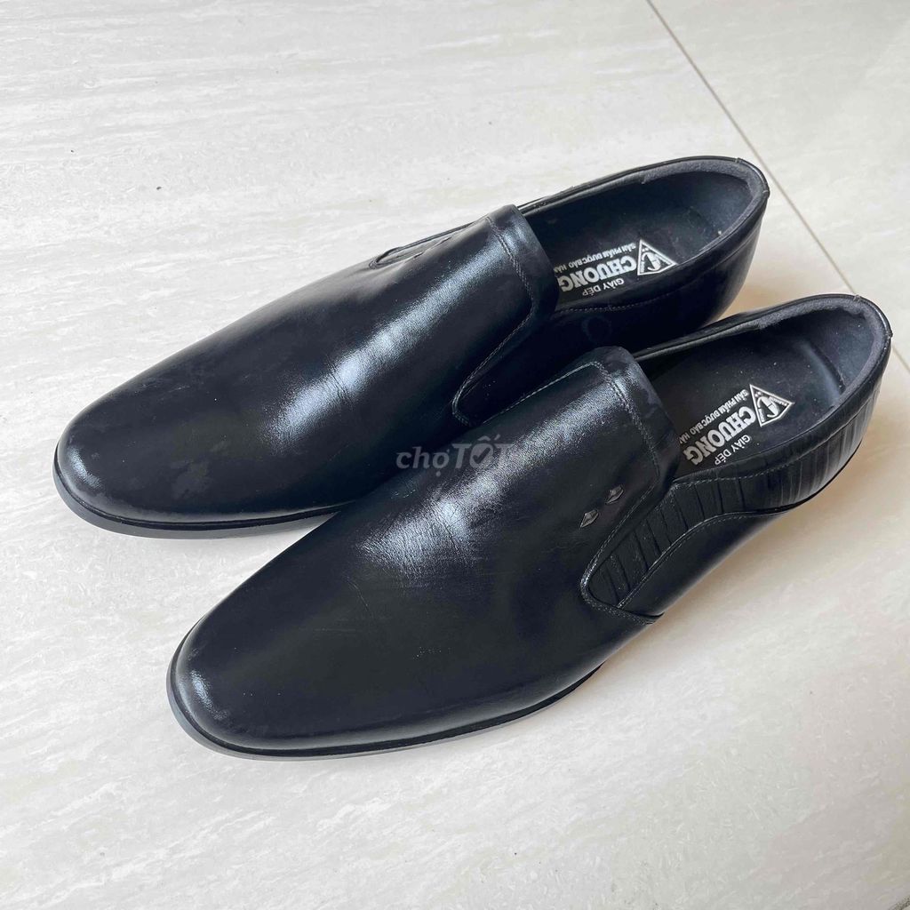 size 41- Giày tây Nam tăng chiều cao 6cm Da bò Đen. Mua bán Giày dép tại Thành phố Thủ Đức Tp Hồ Chí Minh được đăng bởi Dan Ho hình 1