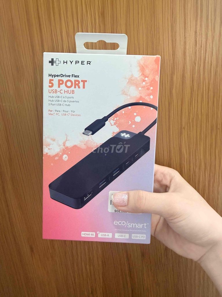 Cổng chuyển HyperDrive Flex 5 ports Đen. Mua bán Phụ kiện (Màn hình, Chuột...) tại Quận Ninh Kiều Cần Thơ được đăng bởi Minh Phát hình 1