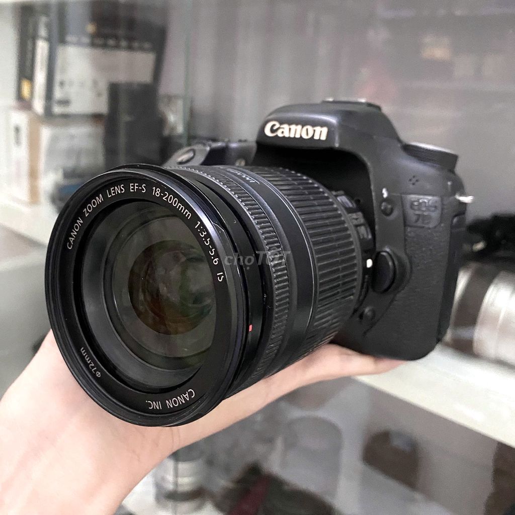 Máy ảnh Canon 7D kèm lens 18-200 IS. Mua bán Máy ảnh, Máy quay tại Quận Nam Từ Liêm Hà Nội được đăng bởi SON CAMERA hình 1