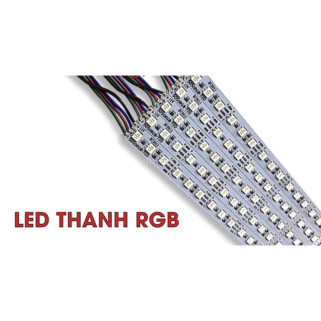 Led thanh 7 màu rgb - 1mét/1thanh - đèn led