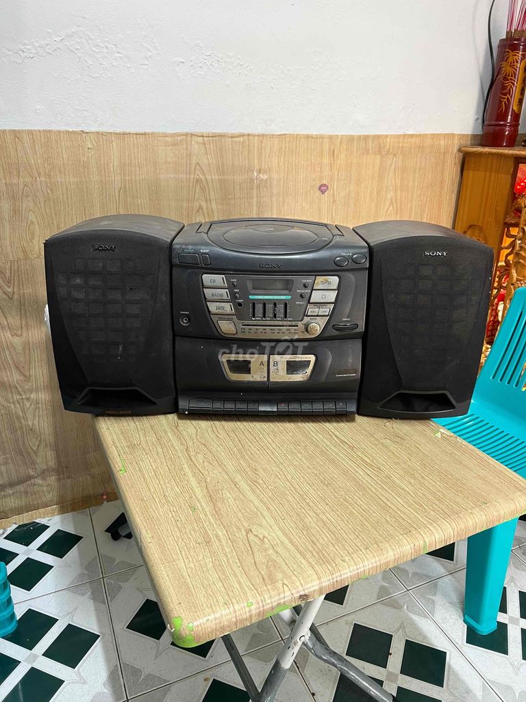 Đài cassette Sony CFD-ZW155 Đen. Mua bán Tivi, Âm thanh tại Quận Thanh Khê Đà Nẵng được đăng bởi Huy Hoàng chuyên trao đổi ký gửi loa Amly các loại hình 1