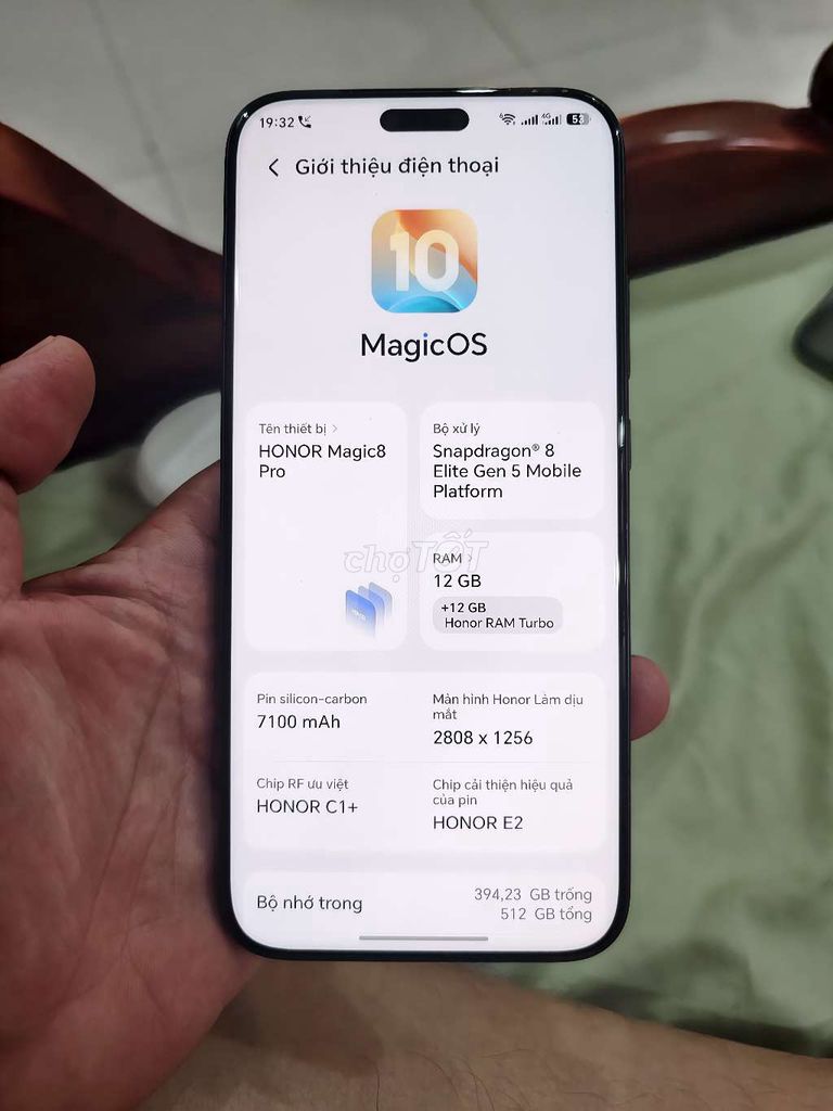 Honor Magic 8 Pro 12GB 512GB Đen. Mua bán Điện thoại tại Quận 12 Tp Hồ Chí Minh được đăng bởi Vũ Hữu Chiến hình 1
