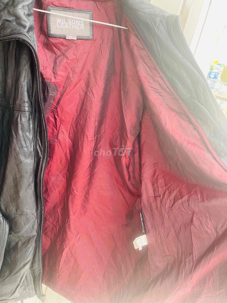 Áo da Wilsons 75-85kg vừa , size XL