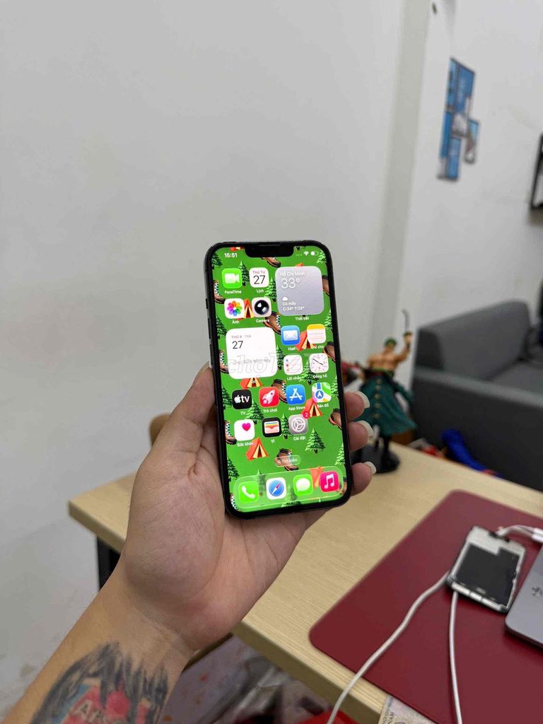 Apple iPhone 13 Pro 128GB Xám. Mua bán Điện thoại tại Quận Đống Đa Hà Nội được đăng bởi KT Hà Nội Mobile hình 1