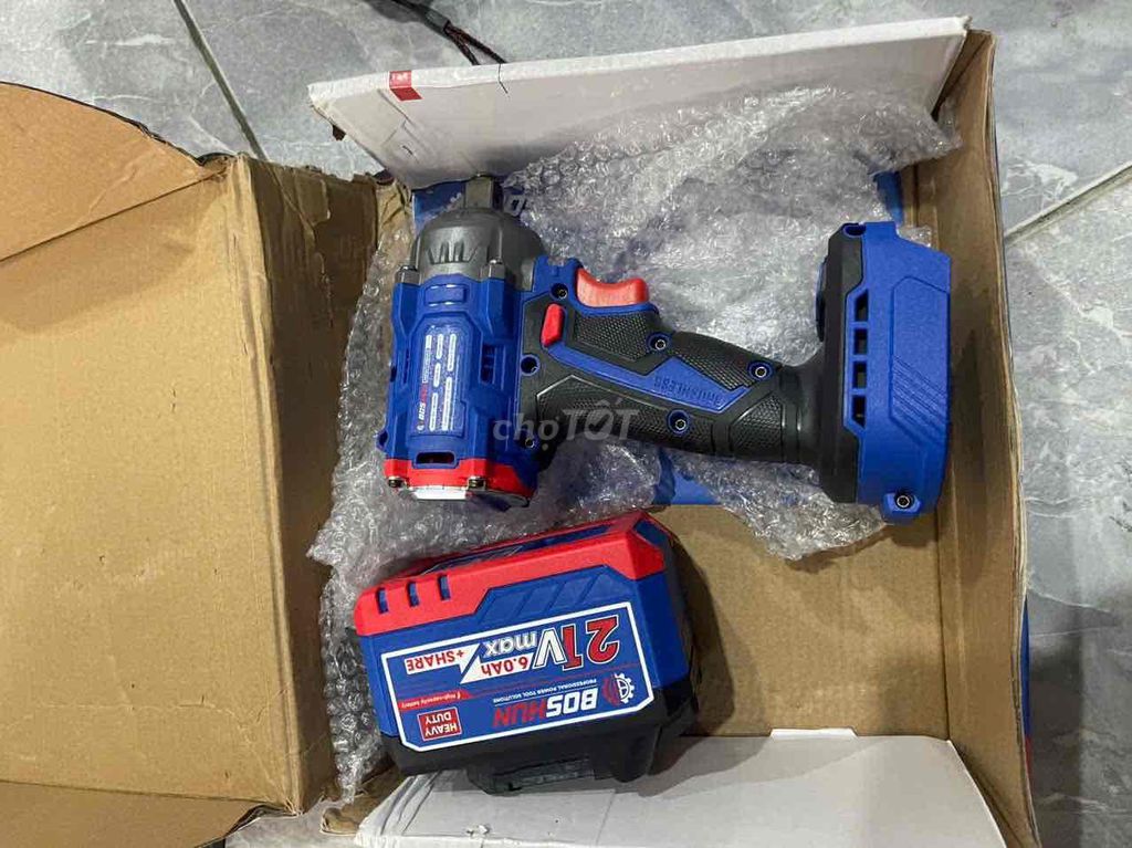Máy siết bu lông Boshun Pin 21V. Mua bán Đồ chuyên dụng, Giống nuôi trồng tại Quận Bình Tân Tp Hồ Chí Minh được đăng bởi Phạm Hoàng Yến hình 1