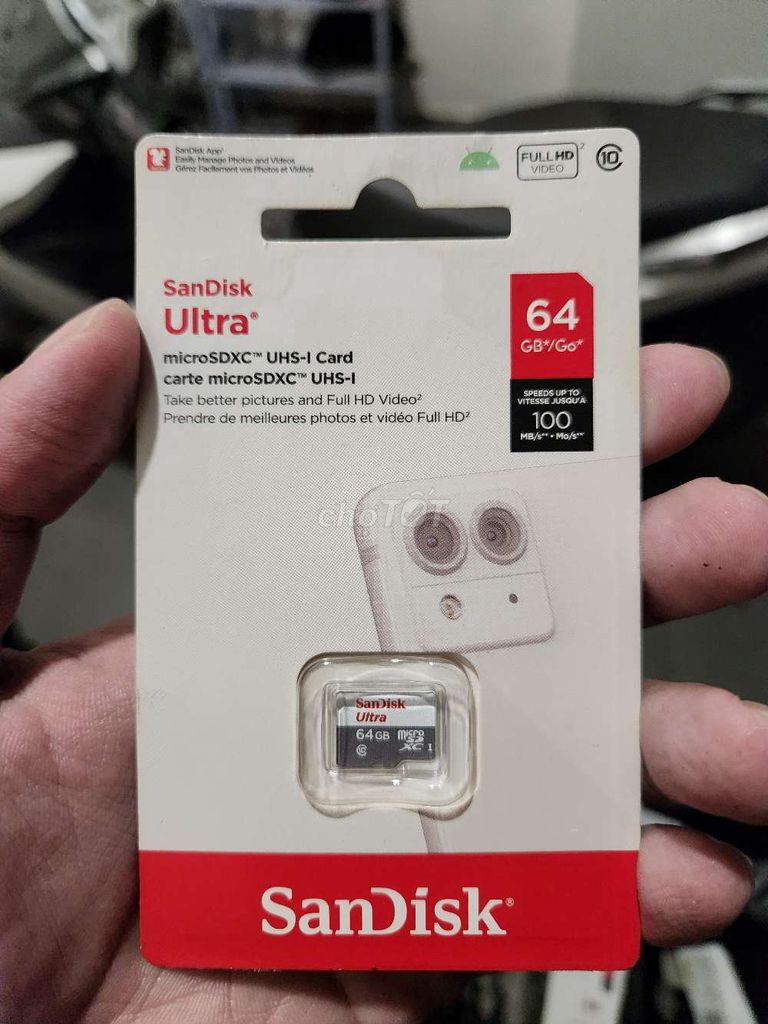 Thẻ nhớ SanDisk Ultra microSDXC 64GB Malaysia. Mua bán Phụ kiện (Màn hình, Chuột...) tại Quận 3 Tp Hồ Chí Minh được đăng bởi An Lê hình 1