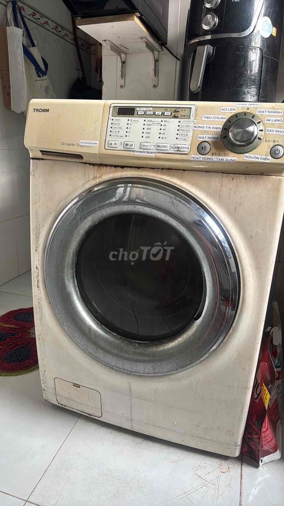 Máy giặt LG 10kg DD Inverter Trắng kem. Mua bán Máy giặt tại Huyện Nhà Bè Tp Hồ Chí Minh được đăng bởi Quang Pham hình 1