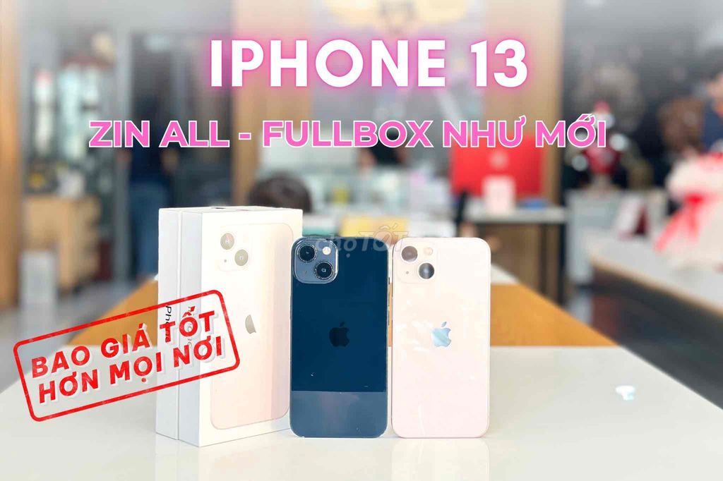 IPHONE 13 - ZIN ALL - FULLBOX - Đúng Như MỚI 99%