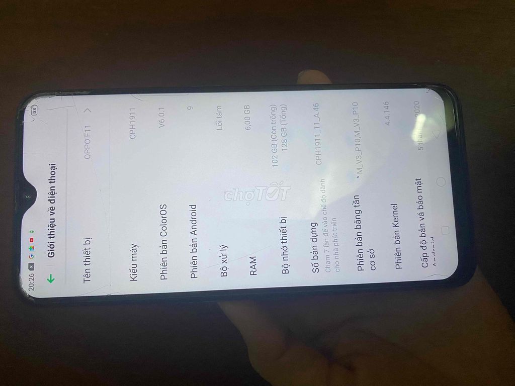 Oppo F11 6/128g full chức năng. Mua bán Điện thoại tại Huyện Củ Chi Tp Hồ Chí Minh được đăng bởi Linh hình 1