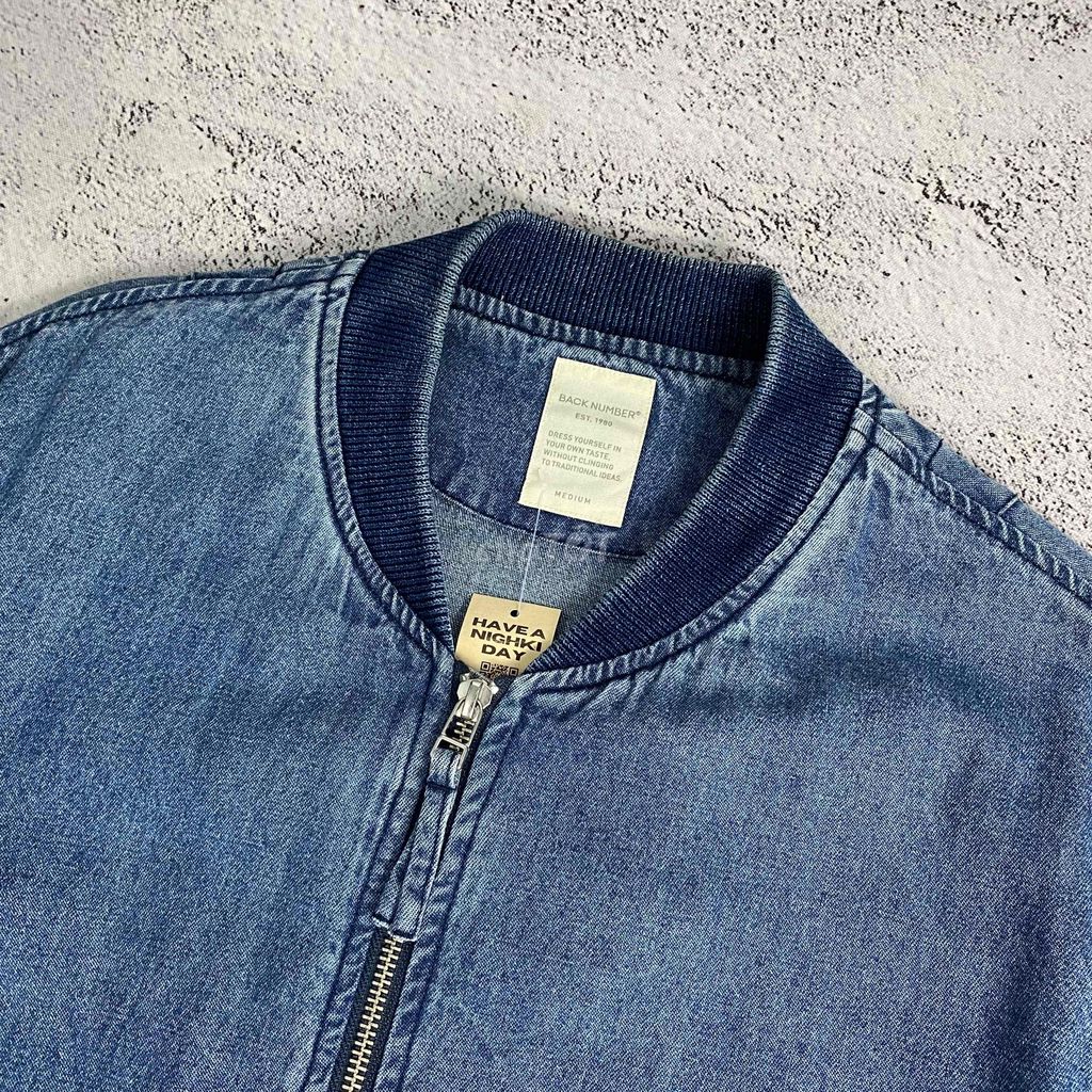 /Bomber Denim Jacket by Back Number/. Mua bán Quần áo tại Quận Ngũ Hành Sơn Đà Nẵng được đăng bởi Bạch Lê Hoàng hình 5