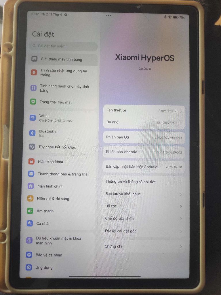 Xiaomi Redmi Pad SE 128GB/256GB. Mua bán Máy tính bảng tại Thành phố Buôn Ma Thuột Đắk Lắk được đăng bởi Sơn Quách hình 1