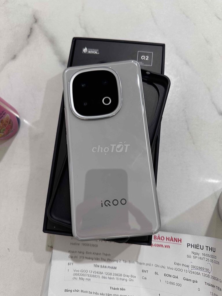 iqoo 13 cần bán. Mua bán Điện thoại tại Thành phố Thủ Đức Tp Hồ Chí Minh được đăng bởi Thành Đinh hình 1