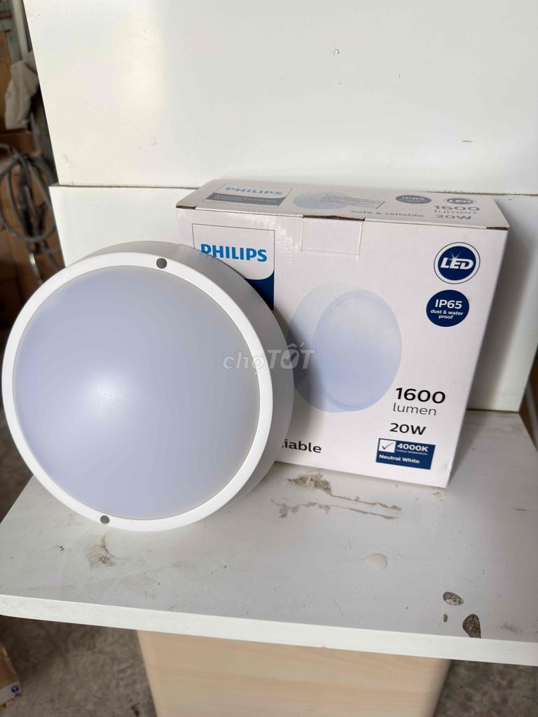 Đèn ốp trần Philips 20W Trung tính 4000K Mới 100%. Mua bán Đèn tại Huyện Nhà Bè Tp Hồ Chí Minh được đăng bởi Tat Ads hình 1