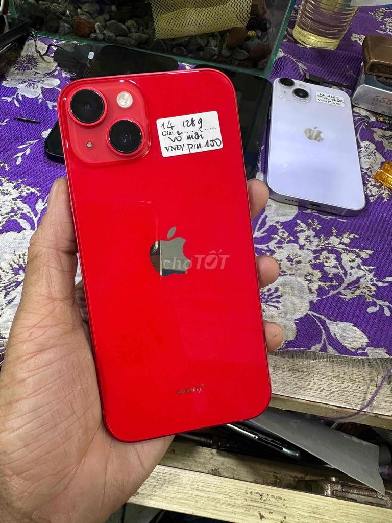 14 128g quốc tế pin 100 bản có khe SIM. Mua bán Điện thoại tại Quận Tân Phú Tp Hồ Chí Minh được đăng bởi gia phát hình 1