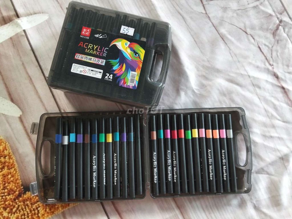 Bút lông Acrylic Đa màu 24 màu. Mua bán Đồ dùng văn phòng tại Huyện Bình Tân Vĩnh Long được đăng bởi Cẩm Nhung hình 1