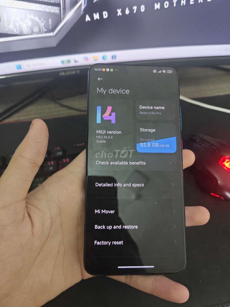 Pass Xiaomi Redmi K30 Pro 12GB/128GB . Mua bán Điện thoại tại Huyện Thạch Thất Hà Nội được đăng bởi Vũ Nam Khánh hình 1