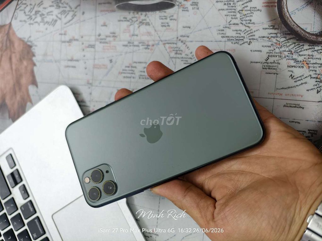 Apple iPhone 11 Pro Max 256GB QTE Main zin Màn zin. Mua bán Điện thoại tại Quận Hải Châu Đà Nẵng được đăng bởi MiPhone hình 1
