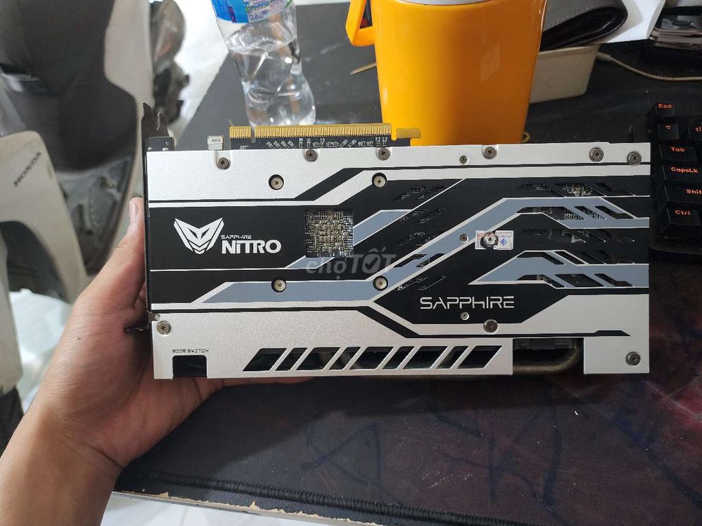 🔥 SapphireVGA RX 570 4GB Nitro+. Đẹp, nhiệt mát. Mua bán Linh kiện (RAM, Card...) tại Huyện Đức Hòa Long An được đăng bởi Vi Tính KH  ViTinhKHCom hình 1