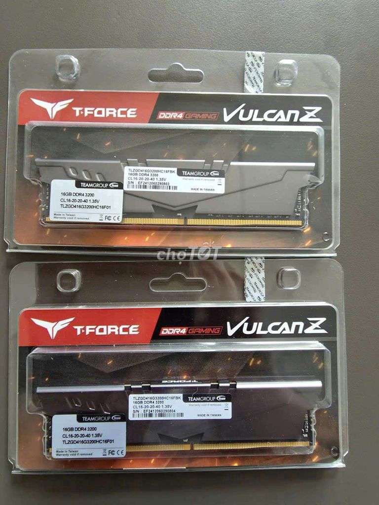 RAM TeamGroup T-Force Vulcan Z DDR4 16GB. Mua bán Linh kiện (RAM, Card...) tại Quận Ninh Kiều Cần Thơ được đăng bởi QYN hình 1