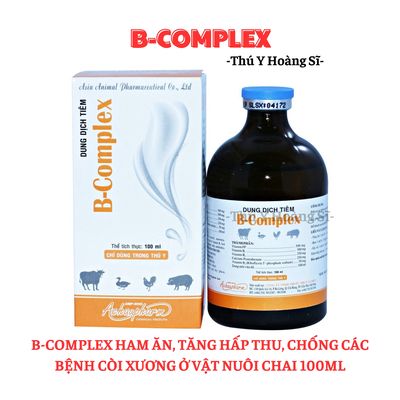 B-COMPLEX tăng hấp thụ chống còi xương vật nuôi