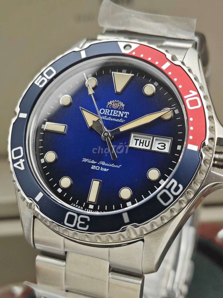 Đồng hồ Orient Nam Thép không gỉ 40mm. Mua bán Đồng hồ tại Thành phố Dĩ An Bình Dương được đăng bởi Shop Đồng Hồ Uy Tín Dĩ An hình 1