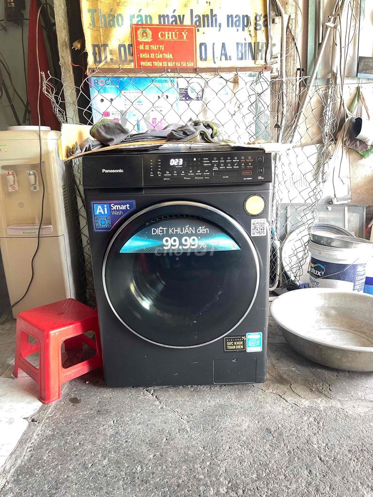 Máy giặt Panasonic NA-V90FR1 9kg cửa ngang Đen. Mua bán Máy giặt tại Quận 12 Tp Hồ Chí Minh được đăng bởi tran thanh binh hình 1