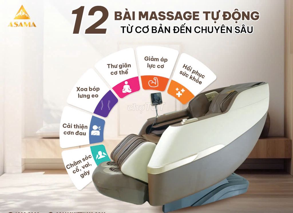 Ghế massage  nội địa nhật mới 100%