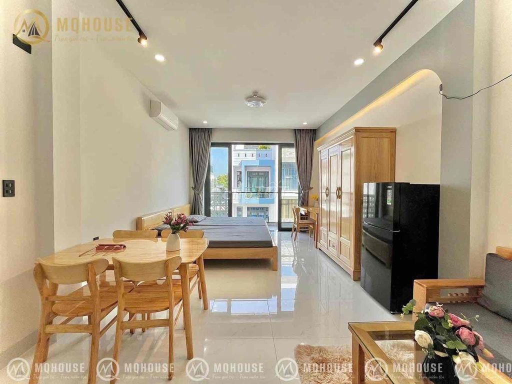 Studio - 40m2 - Ban công - Mới 100% - Full Nội Thất- Phổ Quang