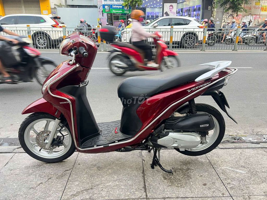 Honda Vision 2018 Đỏ đã sử dụng. Mua bán Xe máy tại Quận Tân Phú Tp Hồ Chí Minh được đăng bởi Tuanduy hình 6