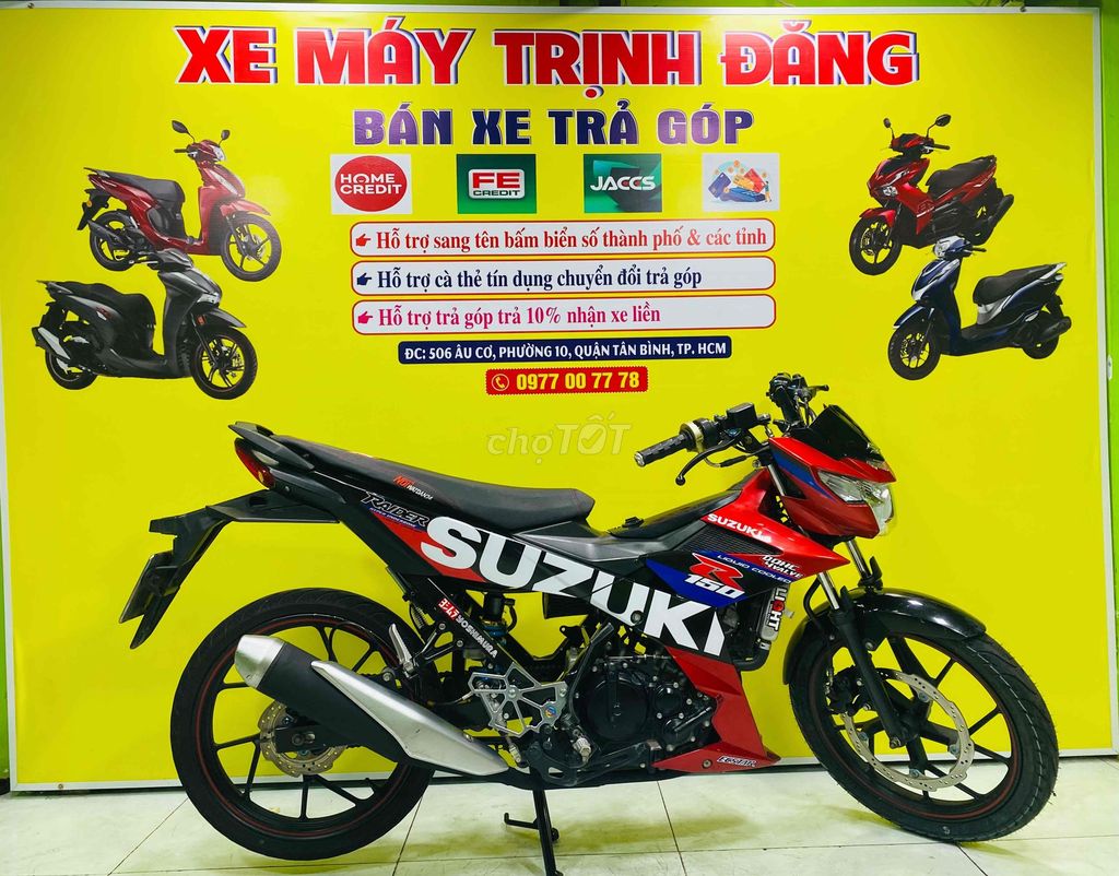 Suzuki Raider F150 2021 hỗ trợ góp trả 2tr nhận xe