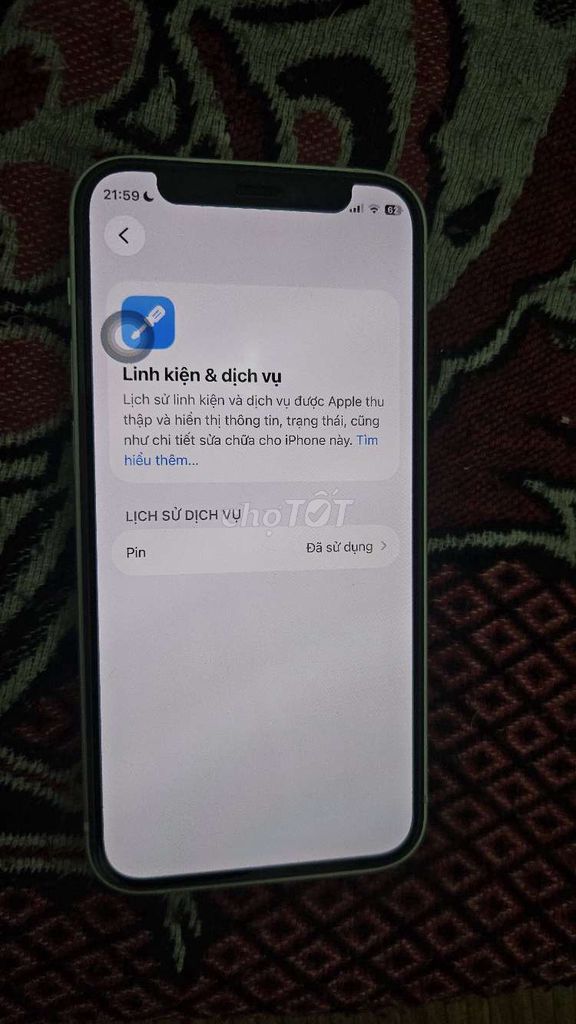 Apple iPhone 12 mini 64GB Đã thay pin. Mua bán Điện thoại tại Quận Hà Đông Hà Nội được đăng bởi Ngo Tuấn Anh hình 1