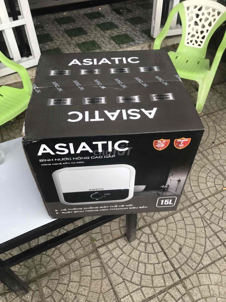 Bình nóng lạnh mới giá rẻ Asiatic 15 lít