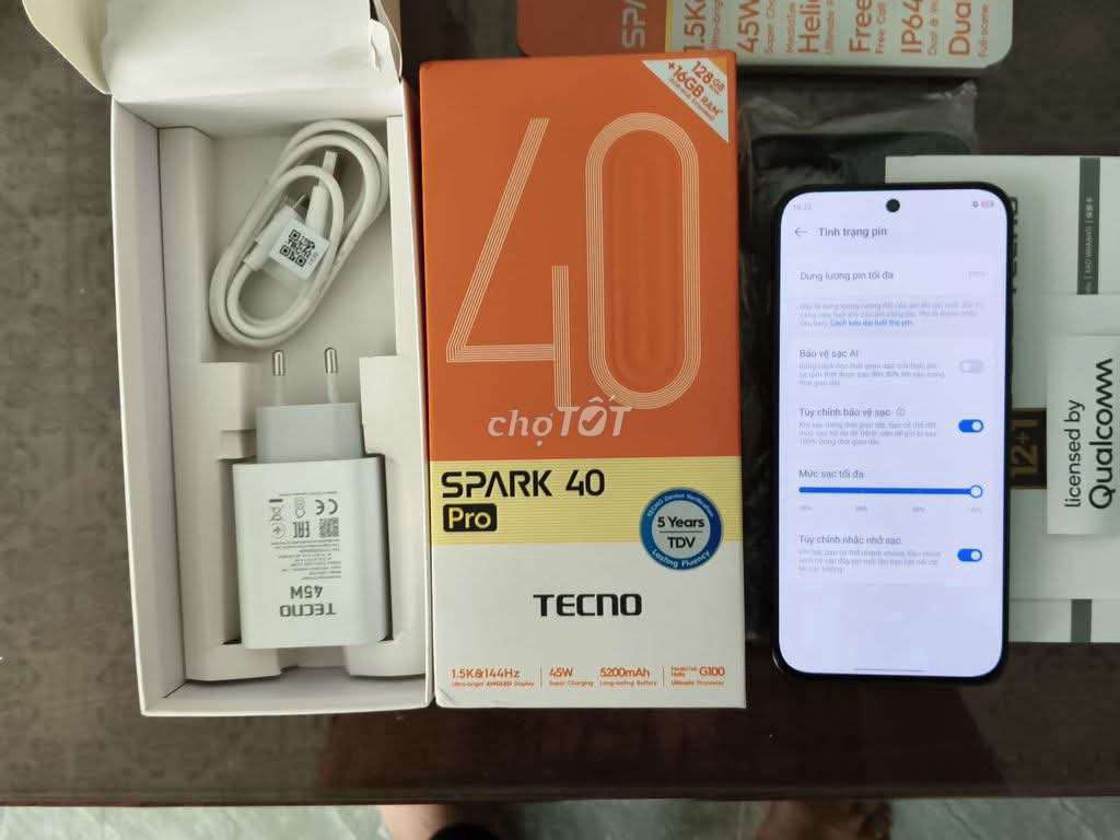 Tecno Spark 40 Pro 128GB Như mới. Mua bán Điện thoại tại Quận Gò Vấp Tp Hồ Chí Minh được đăng bởi Ngọc My hình 1