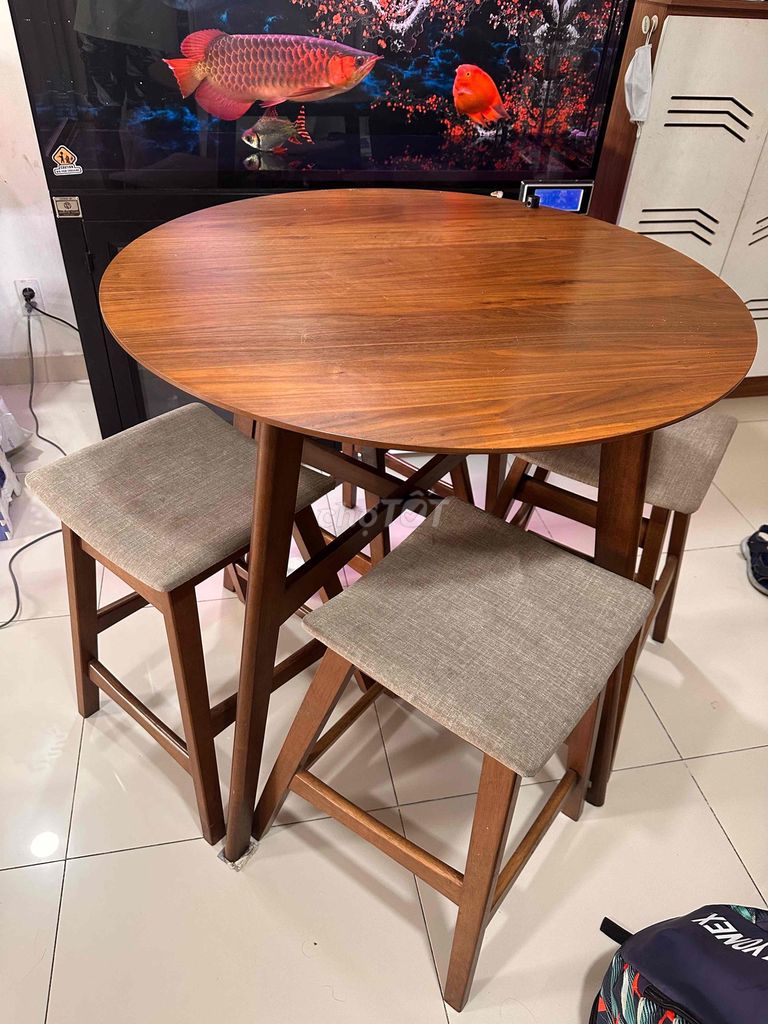 Bộ bàn ghế ăn UMA Gỗ tự nhiên. Mua bán Bàn ghế tại Thành phố Thủ Đức Tp Hồ Chí Minh được đăng bởi Minh Tiet Quoc hình 1