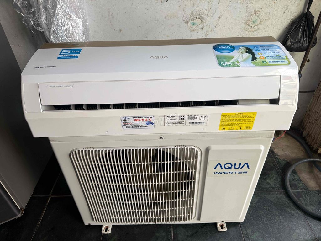 Điều hòa AQUA Inverter 1hp mới (95%). Mua bán Máy lạnh, điều hoà tại Quận Tân Bình Tp Hồ Chí Minh được đăng bởi Điện lạnh Chí Linh hình 1