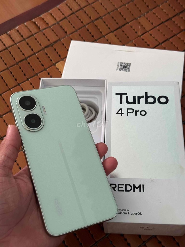 Xiaomi Redmi Turbo 4 Pro 16:256GB Xanh lá fullbox. Mua bán Điện thoại tại Thành phố Thủ Dầu Một Bình Dương được đăng bởi Hoàng hải hình 1