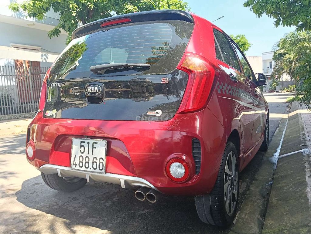 Bán Kia Morning 2017 Si 1.25 AT Bản Đỏ Đen. Mua bán Ô tô tại Thành phố Thủ Dầu Một Bình Dương được đăng bởi Trieu Nguyen hình 4