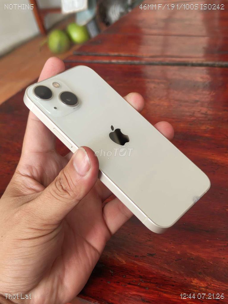 Apple iPhone 13 Mini 128GB Trắng Hàn Quốc 79%. Mua bán Điện thoại tại Quận Bình Thuỷ Cần Thơ được đăng bởi Đức hình 1