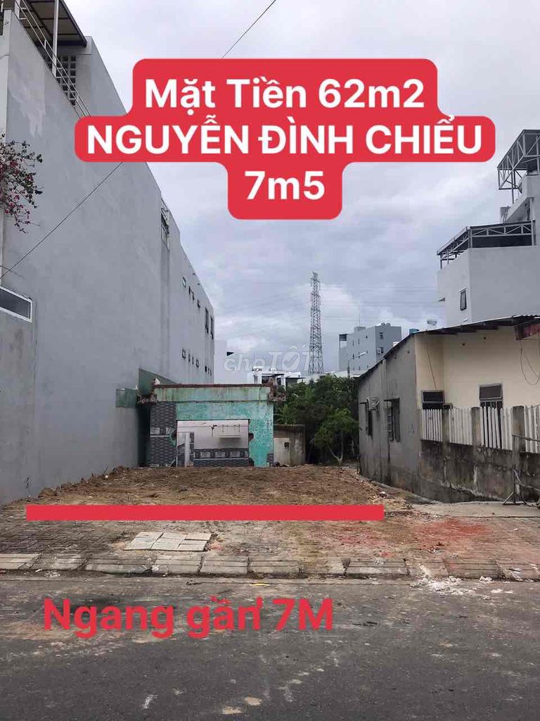 Lô Đất Kẹp Kiệt ĐẸP NGUYỄN ĐÌNH CHIỂU_NAM VIỆT Á 60m2 7m5